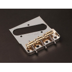 Gotoh BS-TC1S Ponte fisso per chitarra elettrica TL, passo 10,8mm, sellette In-tune in ottone, nichel