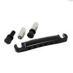 Gotoh GE101ZB Cordiera per chitarra, modello LP, con perni e tasselli, nera