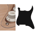 Boston ST-100-TR Battipenna per chitarra elettrica ST, no holes (only screw holes), 1 strato, p.c.transparent