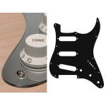 Boston ST-213-MC Battipenna per chitarra elettrica ST, standard, SSS, 3 pot holes, 3-5 switch, 2 strati, mirror chrome