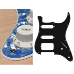 Boston ST-222-POB Battipenna per chitarra elettrica ST, SSH, 2 pot holes, 3-5 switch, 2 strati, pearl ocean blue