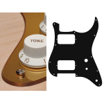 Boston ST-231-MG Battipenna per chitarra elettrica ST, HH, 2 pot holes, toggle switch, 2 strati, mirror gold