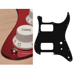 Boston ST-231-MR Battipenna per chitarra elettrica ST, HH, 2 pot holes, toggle switch, 2 strati, mirror red