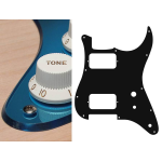 Boston ST-231-MU Battipenna per chitarra elettrica ST, 2 strati, mirror blue, HH, 2 pot holes, toggle switch