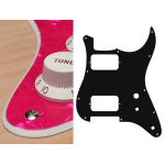 Boston ST-231-PP Battipenna per chitarra elettrica ST, HH, 2 pot holes, toggle switch, 2 strati, pearl pink