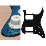 Boston ST-233-MU Battipenna per chitarra elettrica ST, HH, 3 pot holes, 3-5 switch, 2 strati, mirror blue