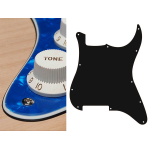 Boston ST-300-PBU Battipenna per chitarra elettrica ST, no holes (only screw holes), 3 strati, pearl blue