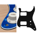 Boston ST-331-PBU Battipenna per chitarra elettrica ST, HH, 2 pot holes, toggle switch, 3 strati, pearl blue