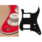 Boston ST-331-PR Battipenna per chitarra elettrica ST, HH, 2 pot holes, toggle switch, 3 strati, pearl red