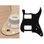 Boston ST-332-PC Battipenna per chitarra elettrica ST, HH, 2 pot holes, 3-5 switch, 3 strati, pearl cream