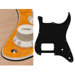 Boston ST-344-PY Battipenna per chitarra elettrica ST, H, 2 pot holes, 3 strati, pearl yellow