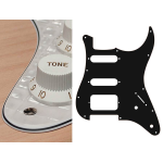 Boston ST-422-PWW Battipenna per chitarra elettrica ST, SSH, 2 pot holes, 3-5 switch, 4 strati, pearl white webbing