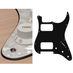 Boston ST-433-PW Battipenna per chitarra elettrica ST, HH, 3 pot holes, 3-5 switch, 4 strati, pearl white