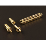 Gotoh Ti-103B-TGG Ponte per chitarra elettrica, interasse borchie tune-o-matic 74,0mm, sellette in titanio, oro