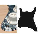 Boston ST-400-PB Battipenna per chitarra elettrica ST, no holes (only screw holes), 4 strati, pearl black