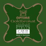 Optima violino 0.26 MI Asola Goldbrokat Premium brass-coated