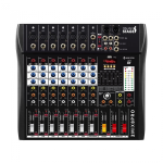 Italian Stage 2MIX8PRO Mixer Professionale Stereo a 8 Canali con DSP Effetti