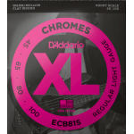 D'Addario ECB81S Set Bass Chrome 45-100 Short