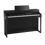 Roland HP702 CH Pianoforte Digitale 88 Tasti Charcoal Black con Mobile Nero Satinato