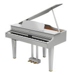 Roland GP607PW Polished White Pianoforte Digitale Codino Bianco Lucido