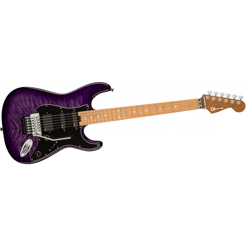 Charvel Marco Sfogli Signature Pro-Mod So-Cal Style 1 HSS FR CM QM Transparent Purple Burst 2966036592