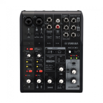 Yamaha AG06MKIIB Mixer Live Straming 6 Canali con Interfaccia Audio USB Nero