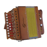 Soundsation SAC-1202C-WD Organetto 2 Bassi legno in Do