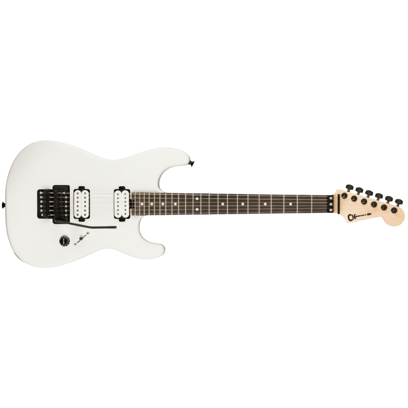 Charvel Jim Root Signature Pro-Mod San Dimas® Style 1 HH FR E, Ebony Fingerboard, Satin White 2965801876