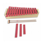 HONSUY 4901 Glockenspiel Alto Do-La Diatonico rosso