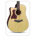 Vermont D100CE-N-Left  Chitarra Mancina cutway AC/EL natural MS311