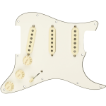 Fender Pre-Wired Strat® Pickguard, Original '57/'62 SSS Parchment 11 Hole 0992345509