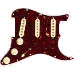 Fender Pre-Wired Strat® Pickguard, Original '57/'62 SSS Tortoise Shell 11 Hole 0992345500