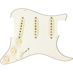 Fender Pre-Wired Strat® Pickguard, Custom Shop Fat 50's SSS Parchment 11 Hole 0992340509