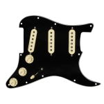 Fender Pre-Wired Strat® Pickguard, Vintage Noiseless SSS Black 11 Hole 0992344506