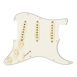 Fender Pre-Wired Strat® Pickguard, Vintage Noiseless SSS Parchment 11 Hole 0992344509