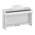 Yamaha CLP725WH White Pianoforte Digitale 88 Tasti Pesati con Mobile Bianco Satinato