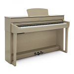 Yamaha CLP735WA White Ash Pianoforte Digitale 88 Tasti Pesati con Mobile Rovere Satinato