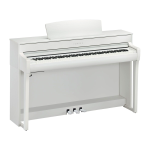 Yamaha CLP745WH White Pianoforte Digitale 88 Tasti Pesati con Mobile Bianco Satinato