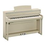 Yamaha CLP775WA White Ash Pianoforte Digitale 88 Tasti Pesati con Mobile Rovere Satinato