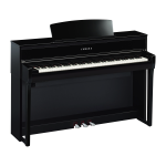 Yamaha CLP775PE Polished Ebony Pianoforte Digitale 88 Tasti Pesati con Mobile Nero Lucido