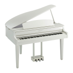 Yamaha CLP765GP PWH Polished White Pianoforte Digitale Codino 88 Tasti Pesati Bianco Lucido