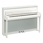 Yamaha CLP785PWH Polished White Pianoforte Digitale 88 Tasti Pesati con Mobile Bianco Lucido