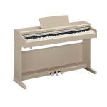 Yamaha YDP165WA White Ash Pianoforte Digitale 88 Tasti Pesati con Mobile Rovere Satinato