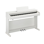 Yamaha YDP165WH White Pianoforte Digitale 88 Tasti Pesati con Mobile Bianco Satinato