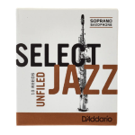 D'addario Select Jazz Unfliled Ance per Sax Soprano 2S