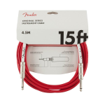 Fender Original Series Cavo Jack, 15', Fiesta Red 0990515010 