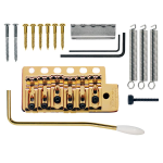 Gotoh VSVG-GG Ponte tremolo tipo Wilkinson, passo 10,8mm, 6 punti di articolazione, oro