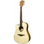 Lag TL70DCE-NAT Chitarra Acustica Dreadnought Cutaway EQ Mancina Natural