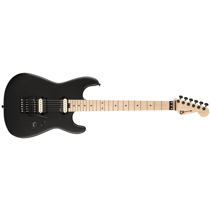 Charvel Jim Root Signature Pro-Mod San Dimas® Style 1 HH FR M, Maple Fingerboard, Satin Black
