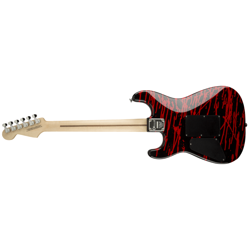 Charvel Warren DeMartini Signature Pro-Mod Blood and Skull, Maple Fingerboard, Blood and Skull